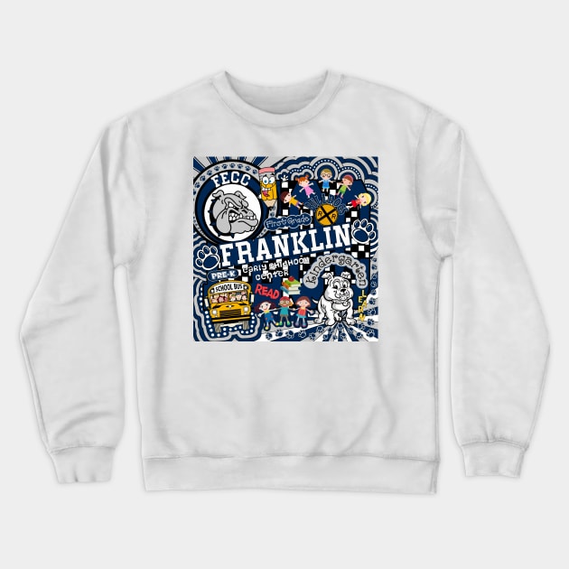 Franklin Collage Crewneck Sweatshirt by alibeyda